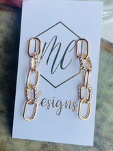 Small Chain Link Dangle Earrings