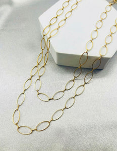 Simple Chain Long Necklaces