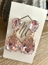 Jeweled waterdrop earring