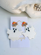 BOO GHOST EARRINGS