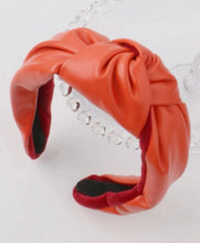 Wide Leather Headband