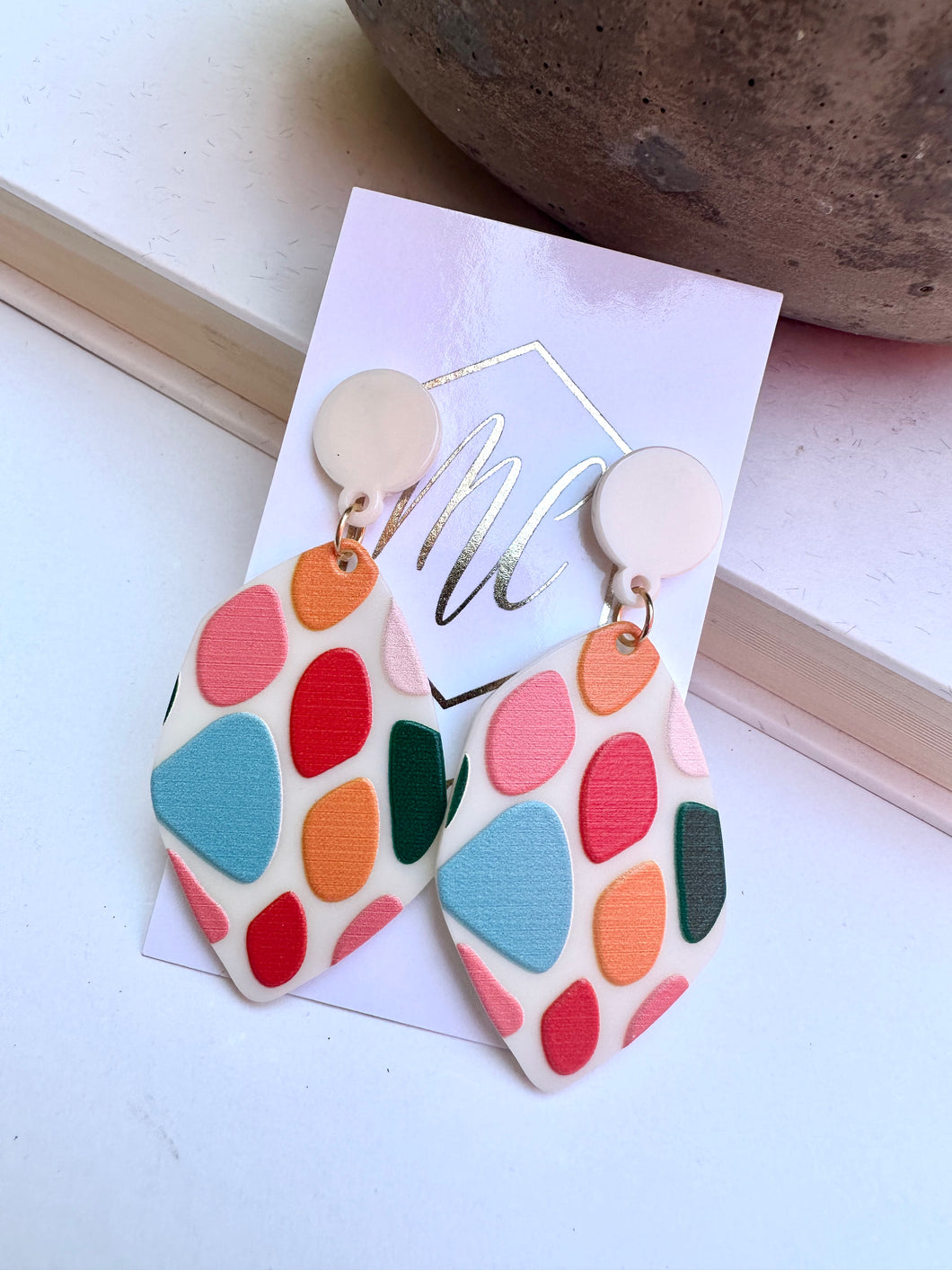 Multicolor Acrylic Earring