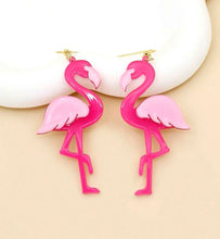 Flamingo Acrylic Earrings