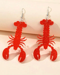 Crawfish Party Earrings
