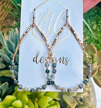 TearDrop Stone Beaded Earrings