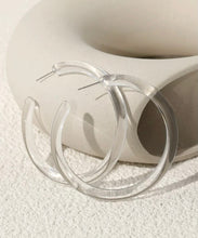 Clear Acrylic Hoops