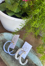 Braided Leather Hoop