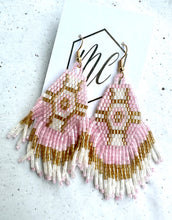 Sparkly Fringe Beaded Earrings