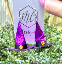 Witch Hat Earrings Halloween