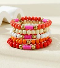 Wooden Bead Bracelet Set