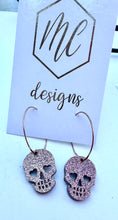 Acrylic Skulls Dangle Earrings