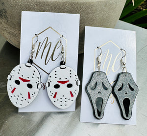 Halloween Horror Mask Earrings