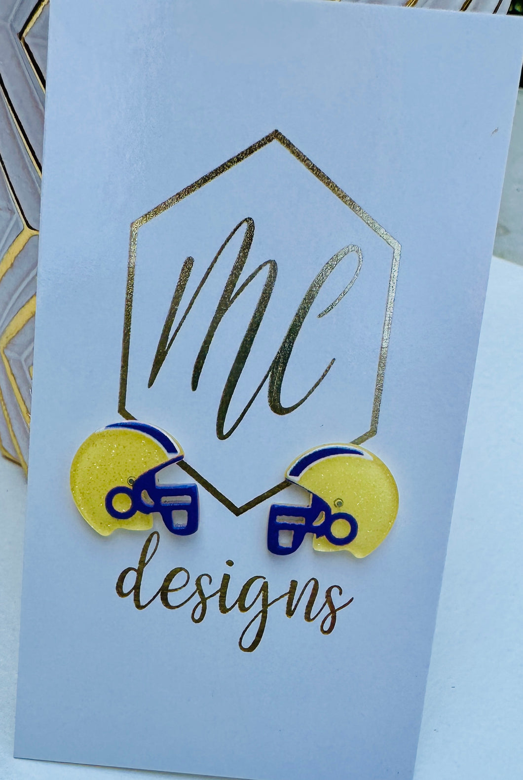 Helmet Stud Earrings