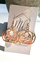 Pumpkin Jack-o’-Lantern Halloween Earrings