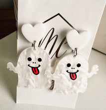 Ghost Halloween Acrylic Earrings