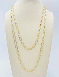 Simple Chain Long Necklaces