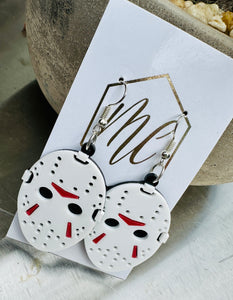 Halloween Horror Mask Earrings