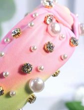 Jewel Pearl Knot Headbands