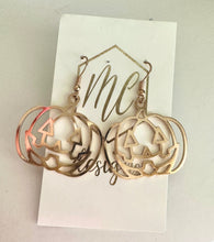 Pumpkin Jack-o’-Lantern Halloween Earrings