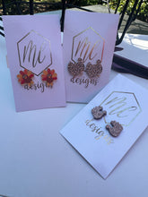 Thanksgiving Glitter Turkey Stud Earrings