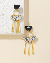 Navy Clay Earrings