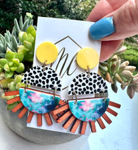 Wild Colorful Statement Earrings