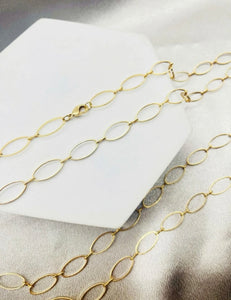 Simple Chain Long Necklaces