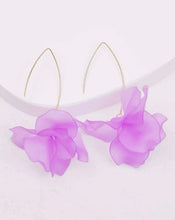 Drop Petal Flower Earrings