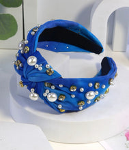 Jewel Pearl Knot Headbands