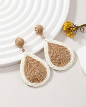 Rattan Vacay Braided Drop Earrings