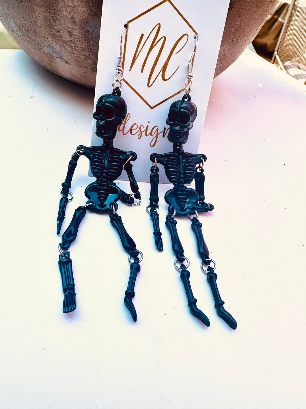 Skeleton Acrylic Earrings