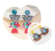 Wild Colorful Statement Earrings