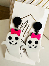 Ghost Halloween Acrylic Earrings