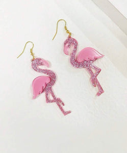 Flamingo Acrylic Earrings