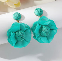 Flower Rattan Earrings