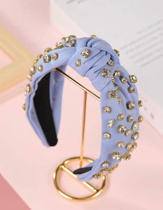 Jeweled Rhinestone Knot Headband