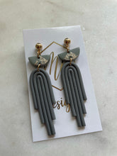 Art Deco Clay Earring