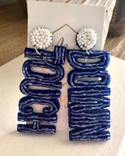 New Football Beaded Earrings