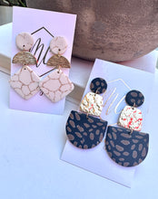 Fall Clay Tiered Earrings