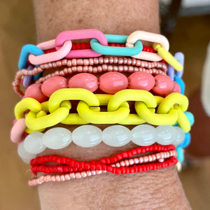 Bright Fun Chunky Bracelet Set