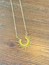 Sunburst necklace