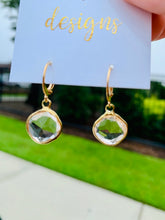 Small jeweled hoops
