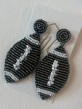 Assorted Beaded Football Earrings