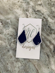 Medium Acrylic Teardrop Earrings