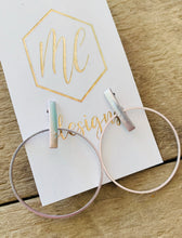 Matte Circle Simple Earrings