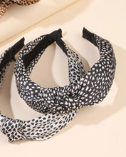 Silk Leopard Print Headband Silky