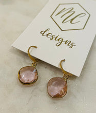 Small jeweled hoops