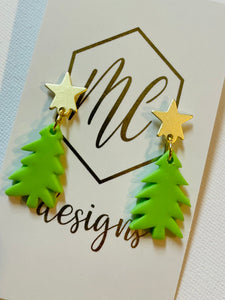 Christmas Clay Studs