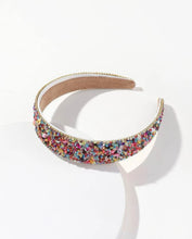 Crystalline Decor Flat Headband- all the Colors