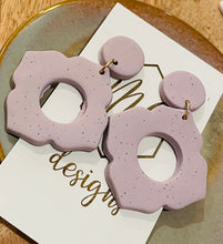 Clay Open Flower Earrings